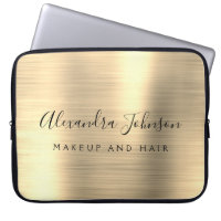 Guld Professionell Metallic Monogram Business