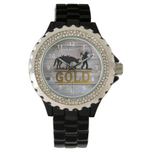 Guld- Prospector. Armbandsur