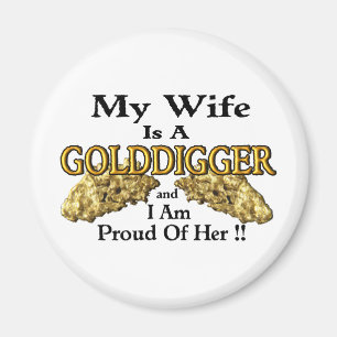 Guld- prospektera magnet