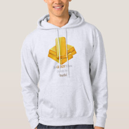 Guld Pub - Fearless Investor Quote - Motivering Hoodie