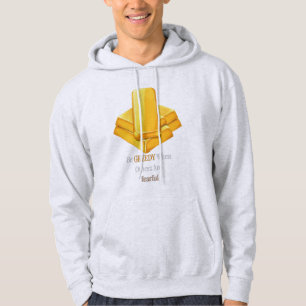 Guld Pub - Fearless Investor Quote - Motivering Hoodie