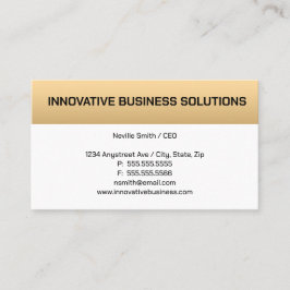 Guld Pub vid White Visitkort