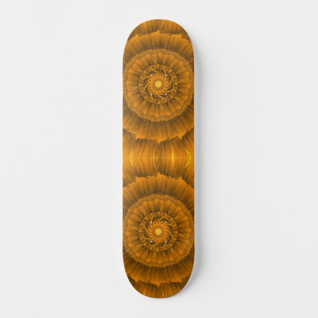 Guld Pulse Edition Mini Skateboard Bräda 18,5 Cm (Framsida)