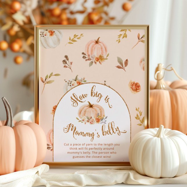 Guld pumpa hur stort mamma Berey-spelet är Poster (Skapare uppladdad)