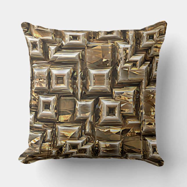 Guld Pyramids 1 Pillows Kudde (Framsida)
