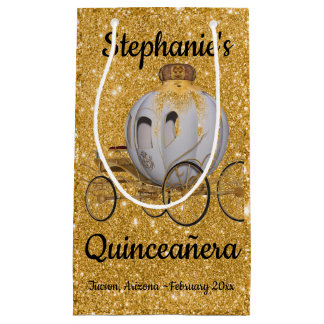 Guld Quinceanera Gift Bag