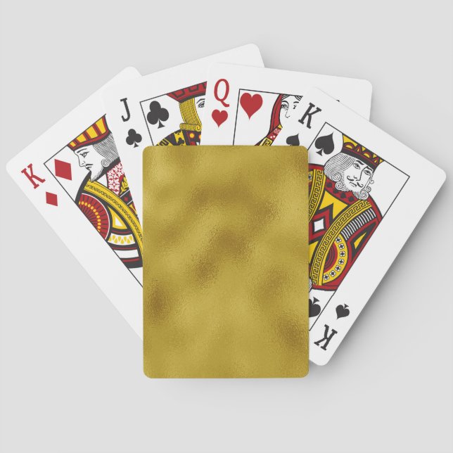 Guld- räcka casinokort (Baksidan)