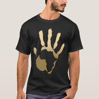 Guld- räcka tee shirt
