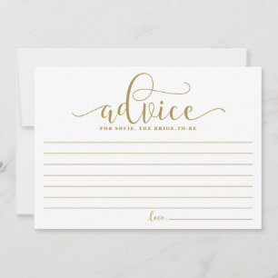 Guld Råd för Bride Calligraphy