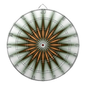 Guld Radiant Mönster Darttavla