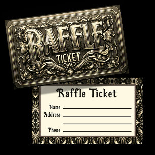 Guld Raffle Biljett