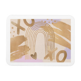 Guld Rainbow XOXO Magnet