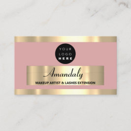 Guld Ram Beautique Shop  Powder Visitkort