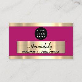 Guld Ram Beautique Shop Rosa VIP Visitkort