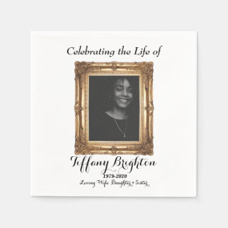 Guld Ram Memorial Napkins Pappersservett