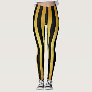 Guld Rand på er Färg Leggings