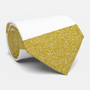 Guld Rand, Vita Rand,, Stripe Mönster Slips