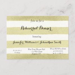 Guld- randrepetition middaginbjudningar inbjudningar