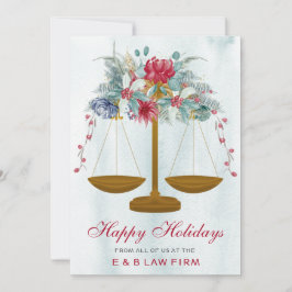 Guld Rättvise  Holly WandeLaw Firlig jul Julkort