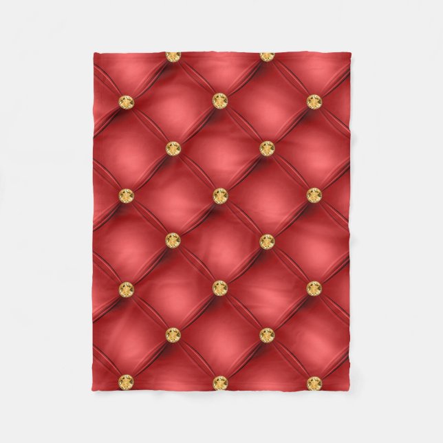 Guld Red Baby Fleece Blanket (Framsidan)