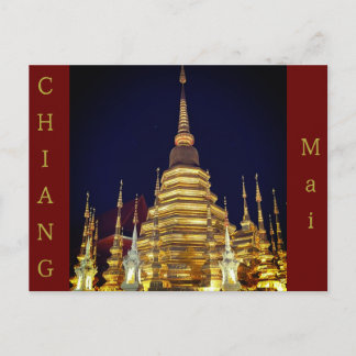 Guld & Red Chiang Mai Postcard Vykort