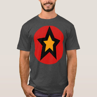 Guld Red Circle Graphic T Shirt