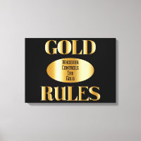 Guld Regler Golden Rule Wall Art