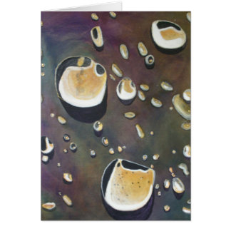 guld- regna hälsningskort