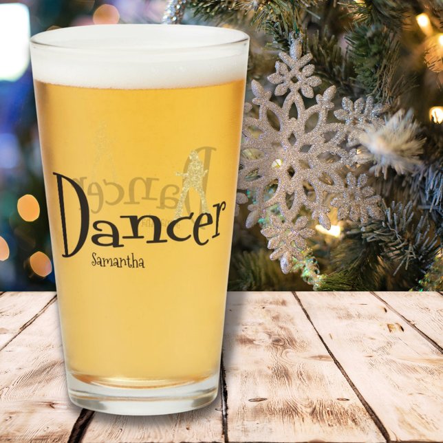 Guld Reindeer Dancer Gnistra Julglas Glaskopp (Skapare uppladdad)