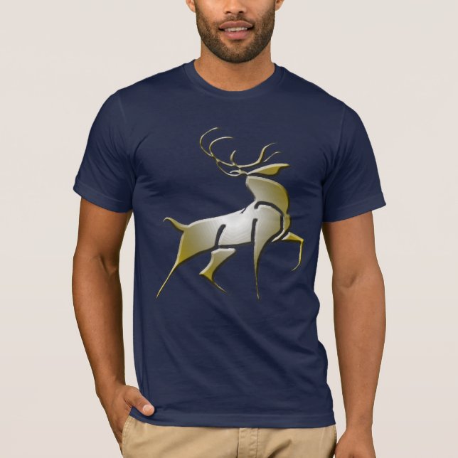 Guld- renT-tröja Tee Shirt (Framsida)