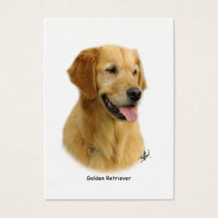 Guld- Retriever 9K011D-08 Visitkort