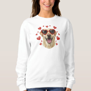 Guld Retriever Alla hjärtans dag Oljemålning Hundp T Shirt