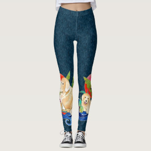 GULD- RETRIEVER för BINDI -   damasker Leggings