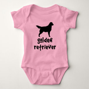 Guld- Retriever för kall text Tee