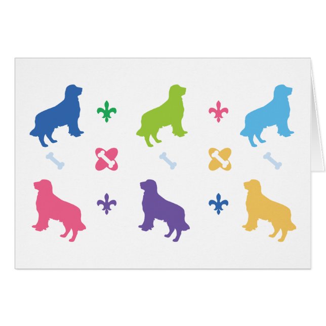 Guld- Retriever Hälsningskort (Framsidan Horizontal)