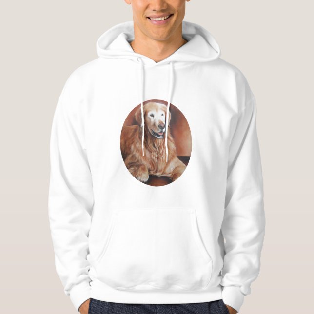 Guld- Retriever Hoody Hoodie (Framsida)
