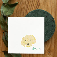 Guld Retriever Hund Cocktail Servetter