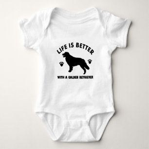 guld--retriever hund design t-shirt