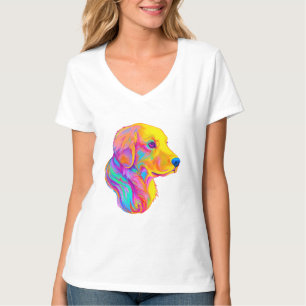 Guld- Retriever i färger T Shirt