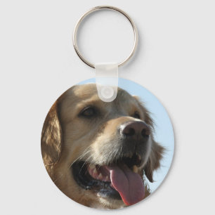 Guld- Retriever Keychain Nyckelring