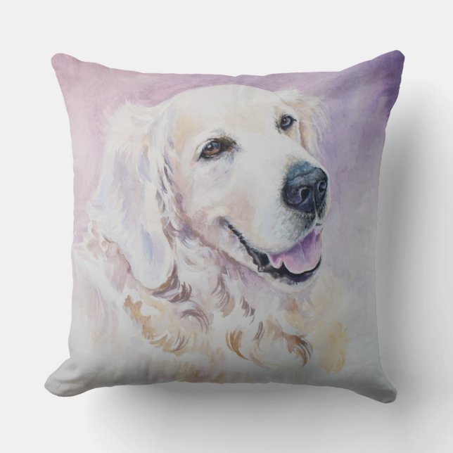 Guld- retriever kudde (Framsida)