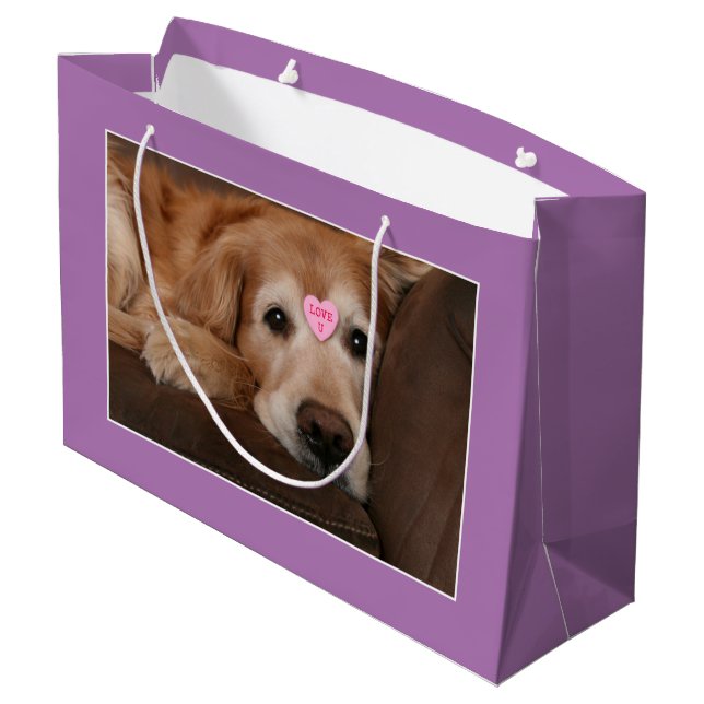 Guld- Retriever någon tillfällekärlek U (Baksidan Vinklad)