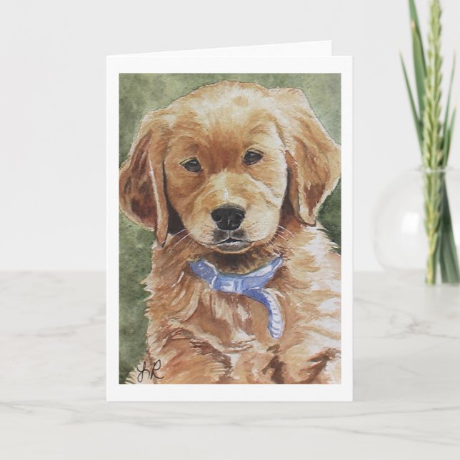 Guld- Retriever Notecards Kort (Framsida)