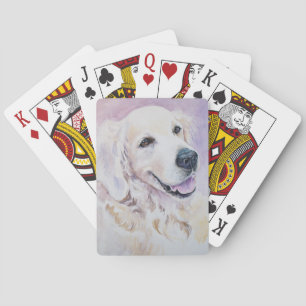 Guld- retriever spel kort