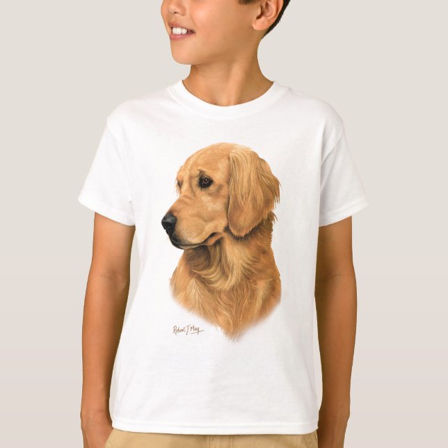 Guld- Retriever T Shirt (Framsida)