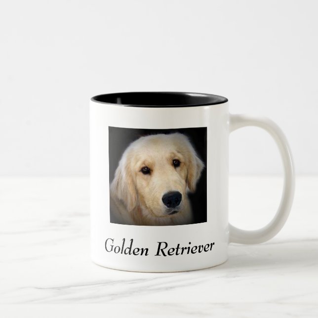 Guld- Retriever Två-Tonad Mugg (Höger)