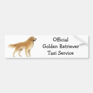 Guld- Retrieverbildekal Bildekal