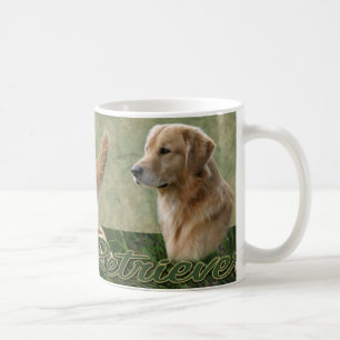 Guld- Retrievercollagemugg Kaffemugg