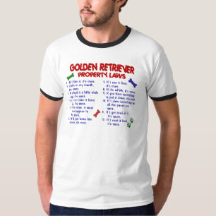 Guld- Retrieveregendomlagar 2 T-shirt