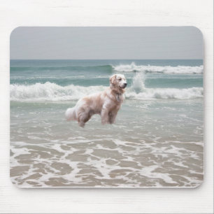 Guld- Retrieverhav Mousepad Musmatta